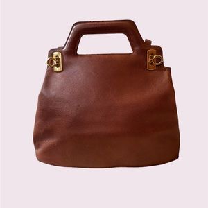 Rare Vintage Salvatore Ferragamo Wanda Handbag